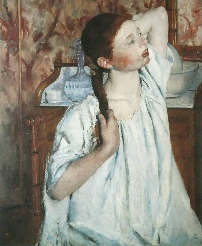 Mary Cassatt Girl Arranging Her Hair 1886 china oil painting image